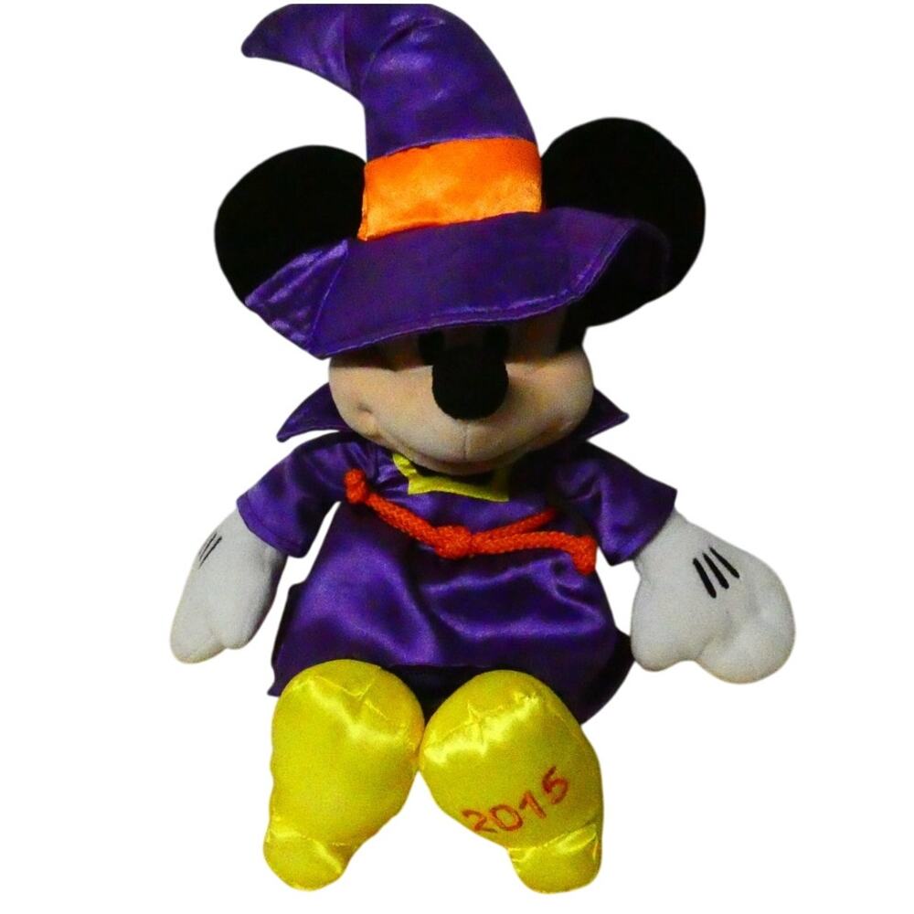 Disney Collection 2015 Halloween Minnie Mouse Witch Costume 16" Plush
